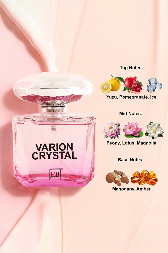 VARION CRYSTAL SPRAY PERFUME EAU DE PARFUM FOR WOMEN - 100ML/3.3FL.OZ.