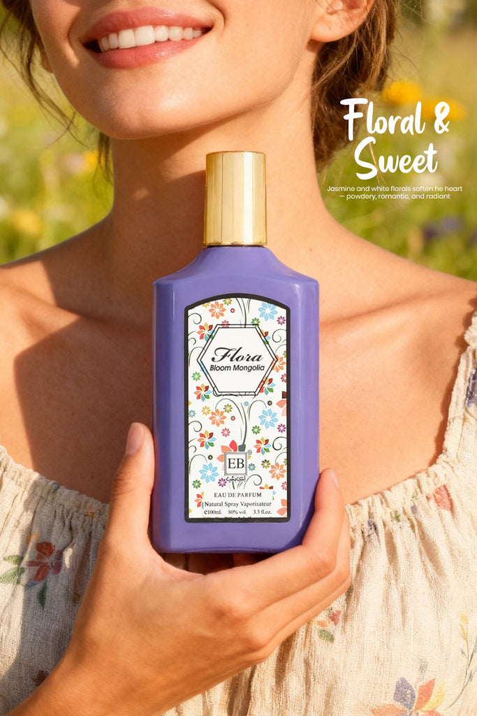 FLORA BLOOM MONGOLIA SPRAY PERFUME EAU DE PARFUM FOR WOMEN - 100ML/3.3FL.OZ.