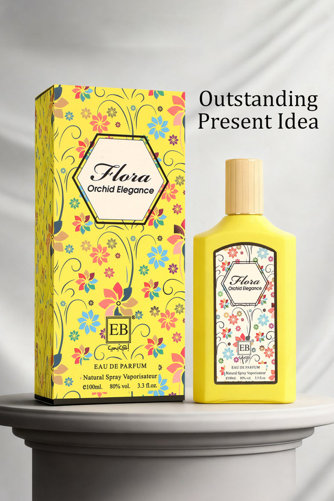 FLORA ORCHID ELEGANCE SPRAY PERFUME EAU DE PARFUM FOR WOMEN - 100ML/3.3FL.OZ.