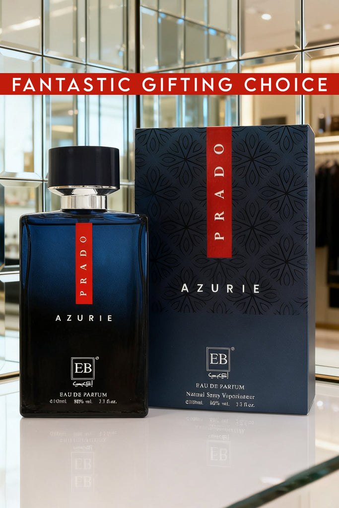 PRADO AZURIE SPRAY PERFUME EAU DE PARFUM FOR MEN - 100ML/3.3FL.OZ.
