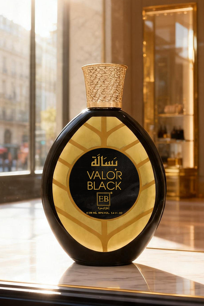 VALOR BLACK SPRAY PERFUME EAU DE PARFUM FOR MEN - 100ML/3.4FL.OZ.