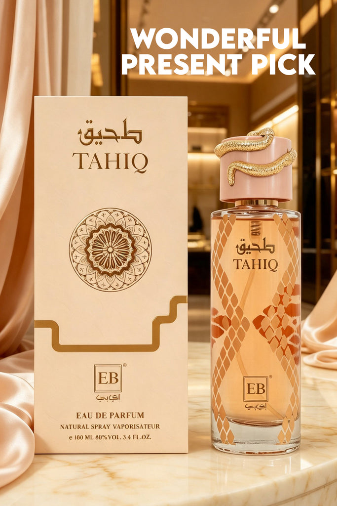 TAHIQ SPRAY PERFUME EAU DE PARFUM FOR MEN AND WOMEN - 100ML/3.4FL.OZ.
