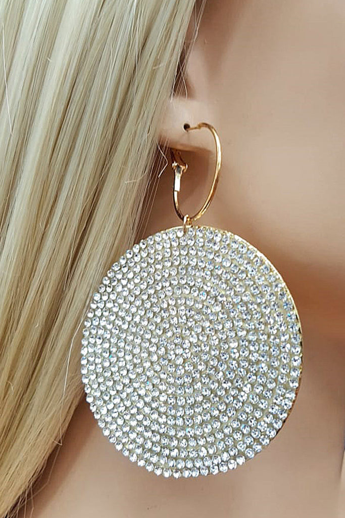 RHINESTONE FASHION EARRINGS