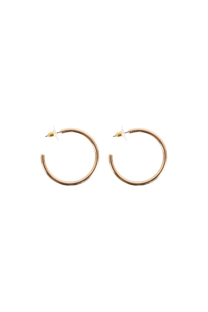1.5 INCHES POST HOOP EARRINGS
