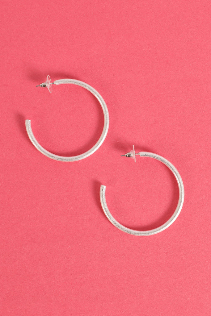 HOOP POST EARRINGS