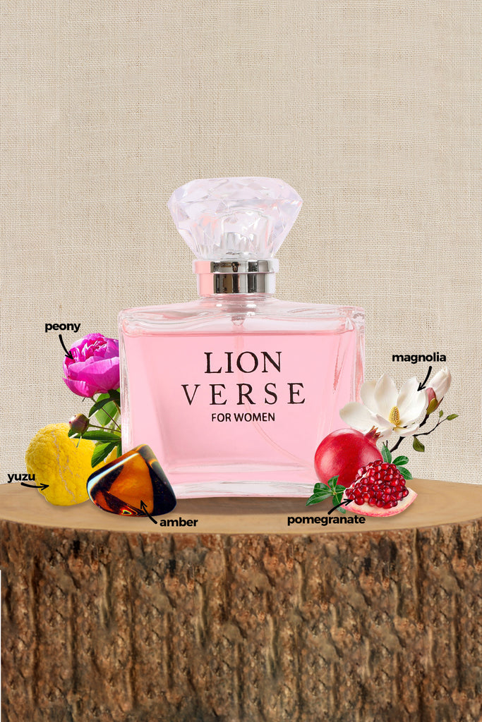 LION VERSE SPRAY PERFUME EAU DE PARFUM FOR WOMEN - 100ML/3.4 FL.OZ.
