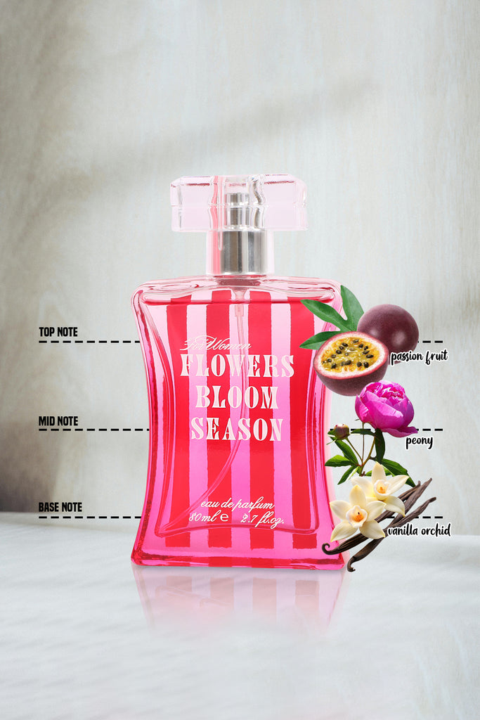 FLOWERS BLOOM SEASON SPRAY PERFUME FOR WOMEN 80ML/2.7 FL.OZ.