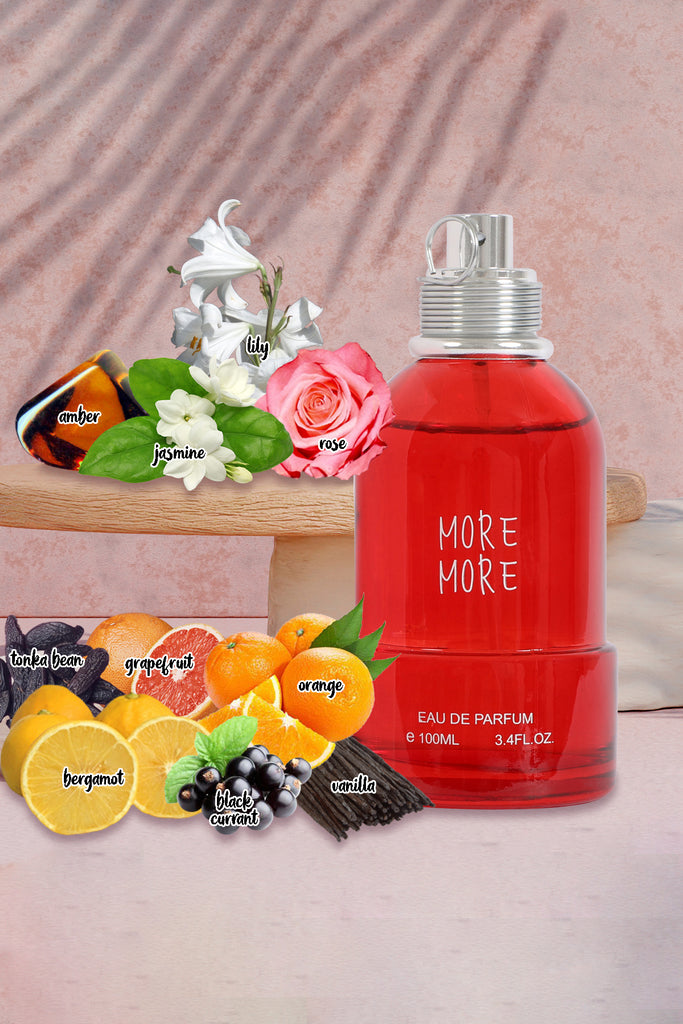 MORE MORE SPRAY PERFUME EAU DE PARFUM FOR WOMEN - 100ML/3.4 FL.OZ.
