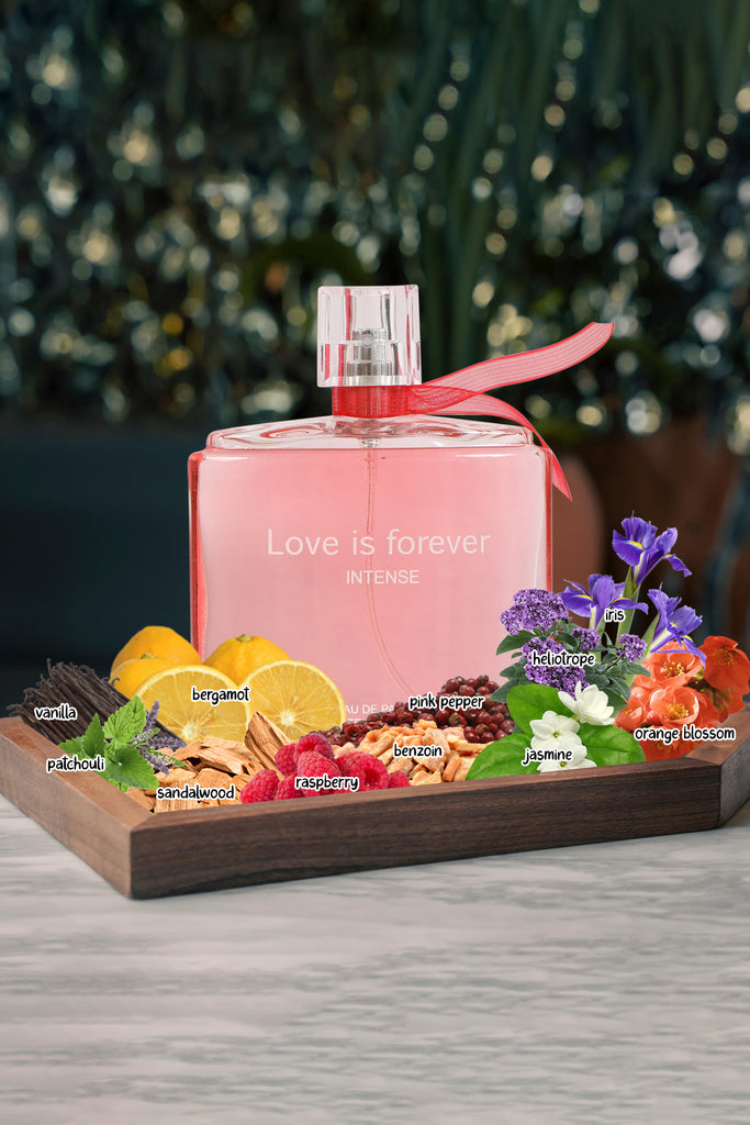 LOVE IS FOREVER SPRAY PERFUME EAU DE PARFUM FOR WOMEN - 100ML/3.4 FL.OZ.