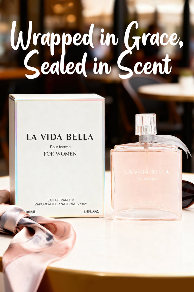 LA VIDA BELLA POUR FEMME SPRAY PERFUME EAU DE PARFUM FOR WOMEN - 100ML/3.4FL.OZ.