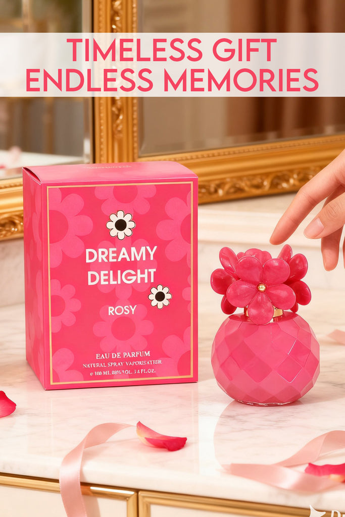 DREAMY DELIGHT ROSY SPRAY PERFUME EAU DE PARFUM FOR WOMEN - 100ML/3.4FL.OZ.
