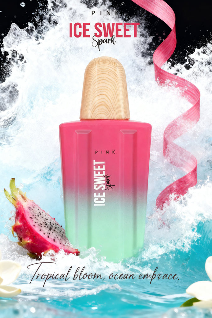 ICE SWEET SPARK PINK SPRAY PERFUME EAU DE PARFUM FOR WOMEN - 100ML/3.4FL.OZ.