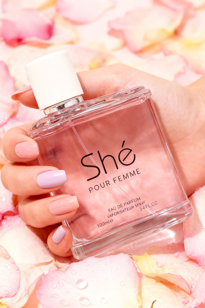 SHE POUR FEMME SPRAY PERFUME EAU DE PARFUM FOR WOMEN - 100ML/3.4FL.OZ.