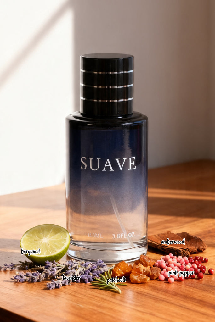 SUAVE SPRAY COLOGNE EAU DE TOILETTE FOR MEN - 110ML/3.8 FL.OZ