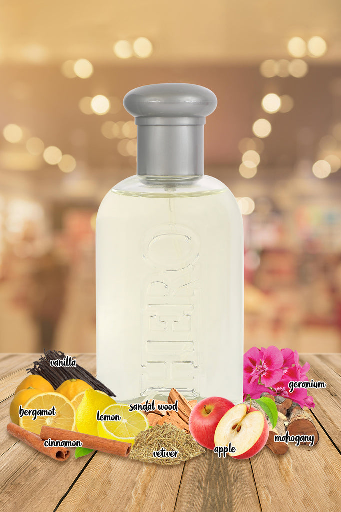 HERO SPRAY PERFUME EAU DE TOILETTE FOR MEN - 100ML/3.4 FL.OZ.