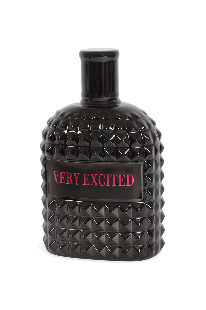 VERY EXCITED BLACK SPRAY COLOGNE EAU DE TOILETTE FOR MEN - 100ML/3.4 FL.OZ.