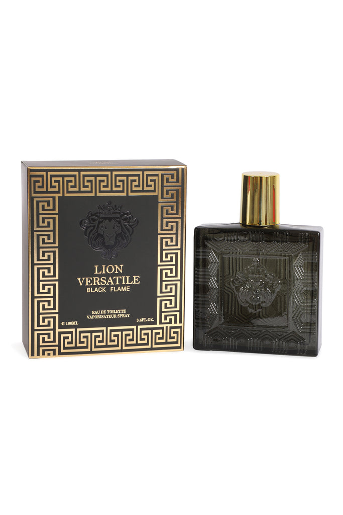 LION VERSATILE BLACK FLAME SPRAY COLOGNE EAU DE TOILETTE FOR MEN - 100ML/3.4 FL.OZ.