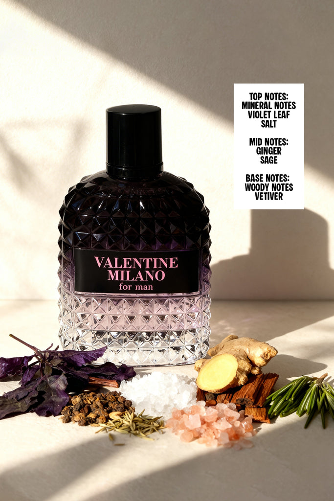 VALENTINE MILANO SPRAY PERFUME EAU DE PARFUM FOR MEN - 100ML/3.4FL.OZ.