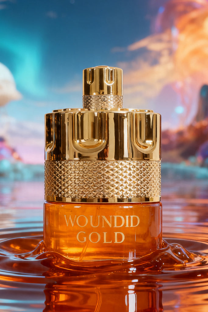 WOUNDID GOLD SPRAY COLOGNE EAU DE PARFUM FOR MEN 100ML/3.4 FL.OZ.