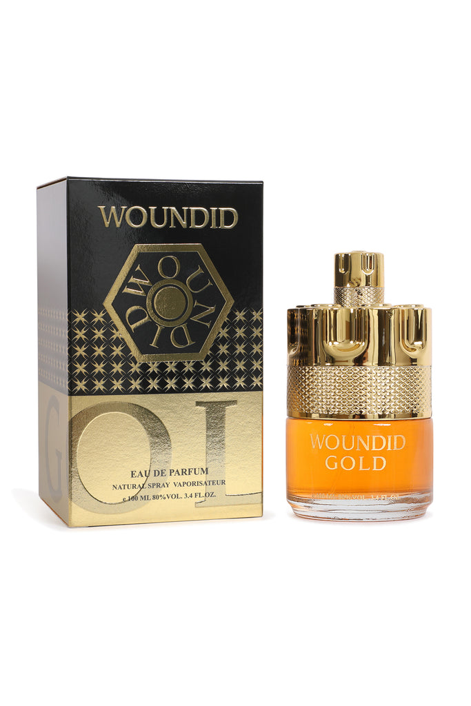 WOUNDID GOLD SPRAY COLOGNE EAU DE PARFUM FOR MEN 100ML/3.4 FL.OZ.