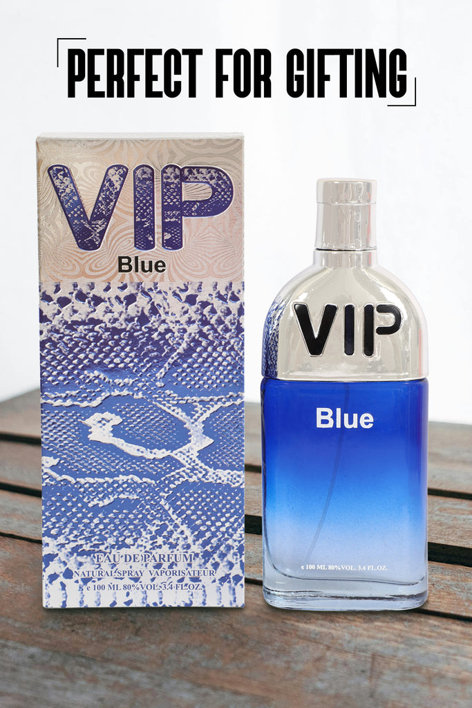VIP BLUE SPRAY PERFUME EAU DE PARFUM FOR MEN - 100ML/3.4FL.OZ.