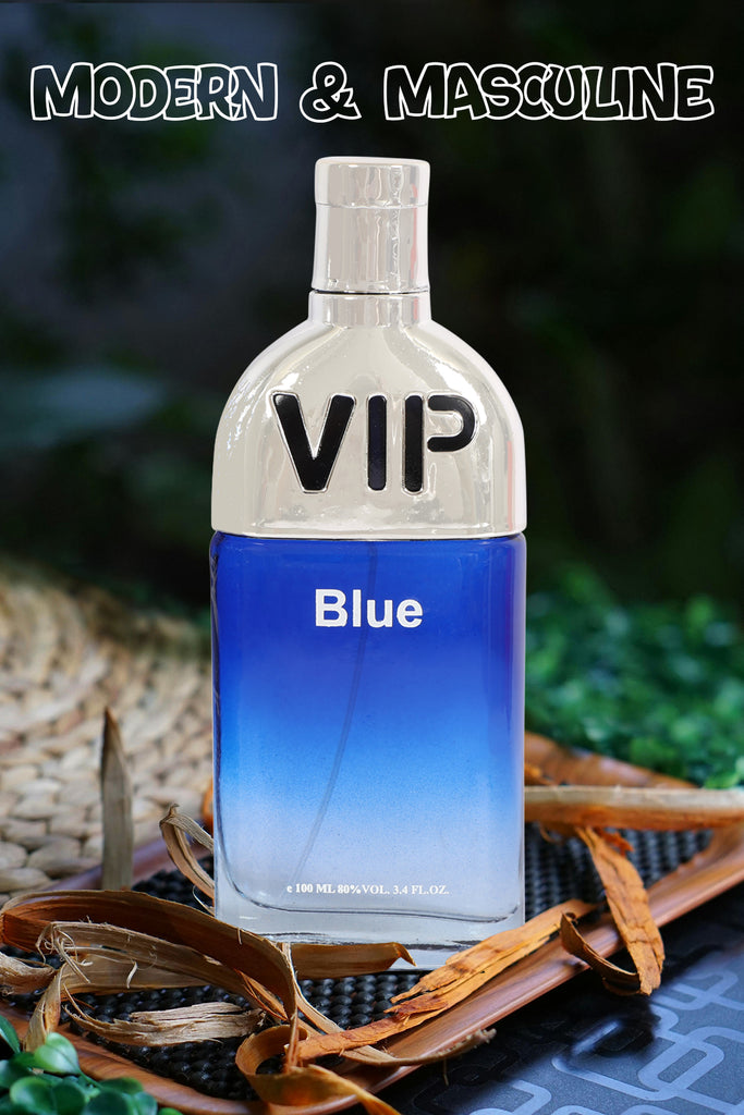 VIP BLUE SPRAY PERFUME EAU DE PARFUM FOR MEN - 100ML/3.4FL.OZ.