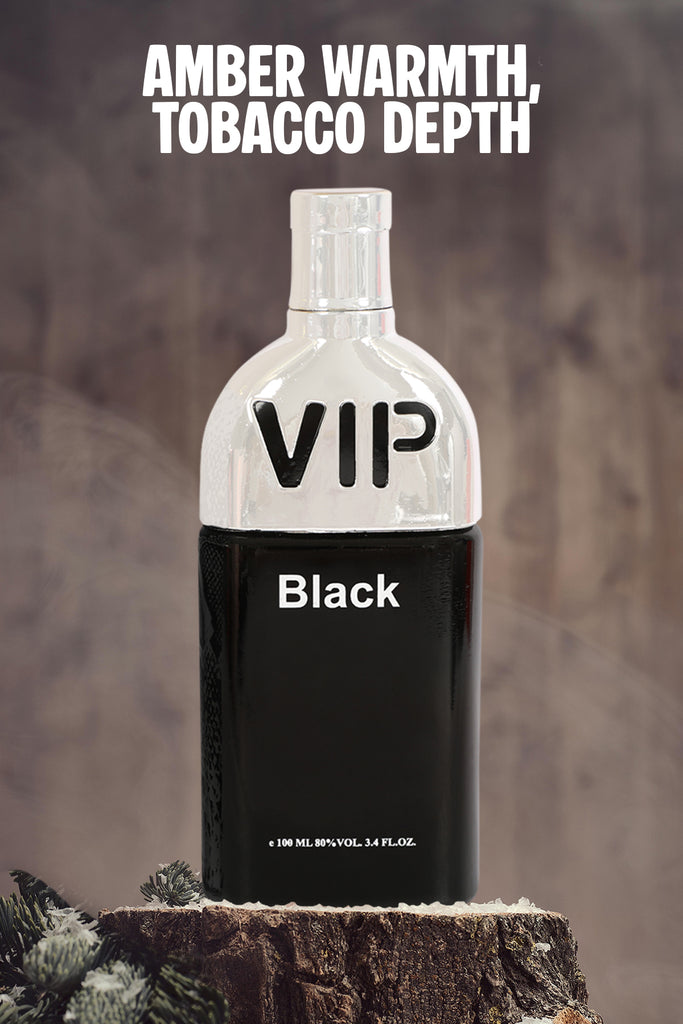 VIP BLACK SPRAY PERFUME EAU DE PARFUM FOR MEN - 100ML/3.4FL.OZ.