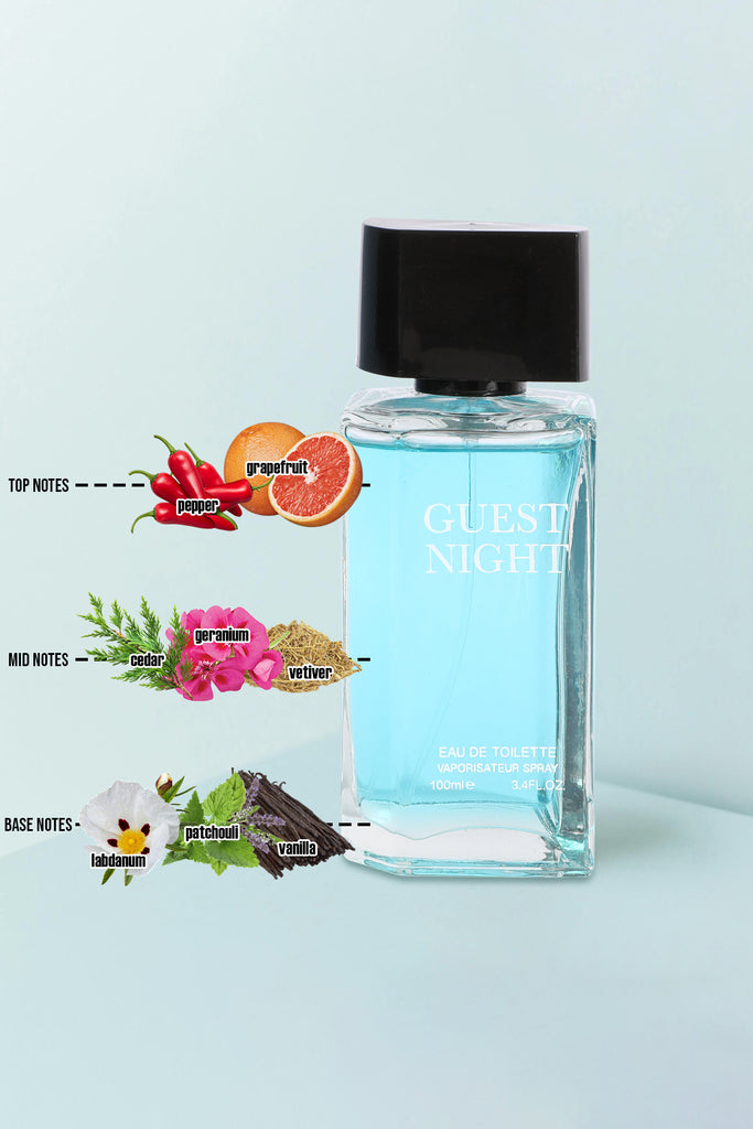 GUEST NIGHT SPRAY COLOGNE EAU DE TOILETTE FOR MEN - 100ML/3.4 FL.OZ.