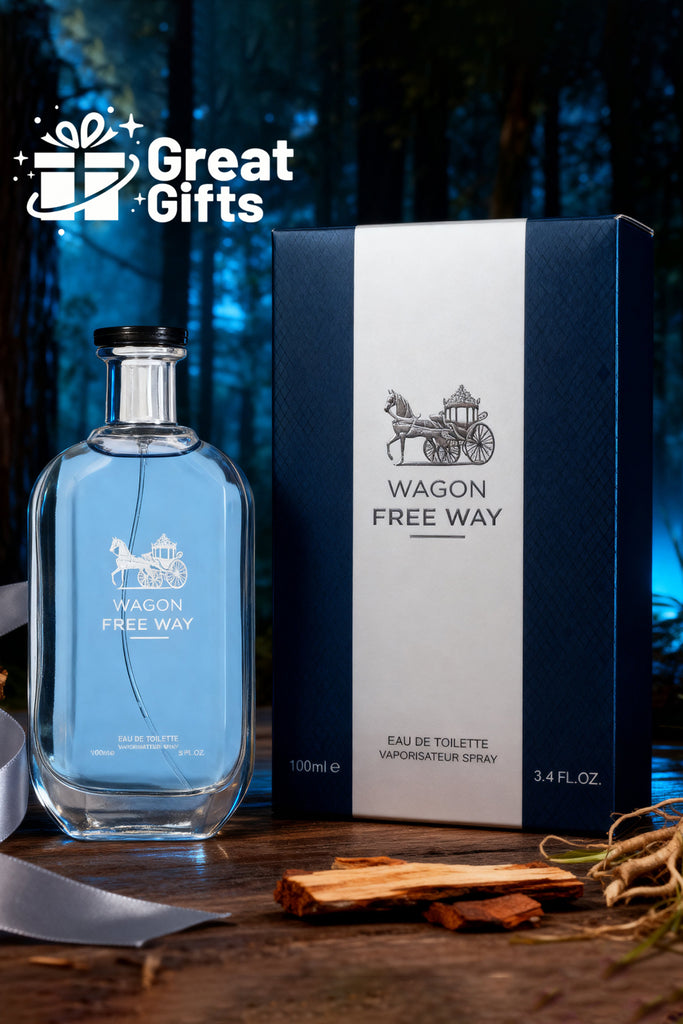 WAGON FREEWAY SPRAY PERFUME EAU DE TOILETTE FOR MEN - 100ML/3.4 FL.OZ.