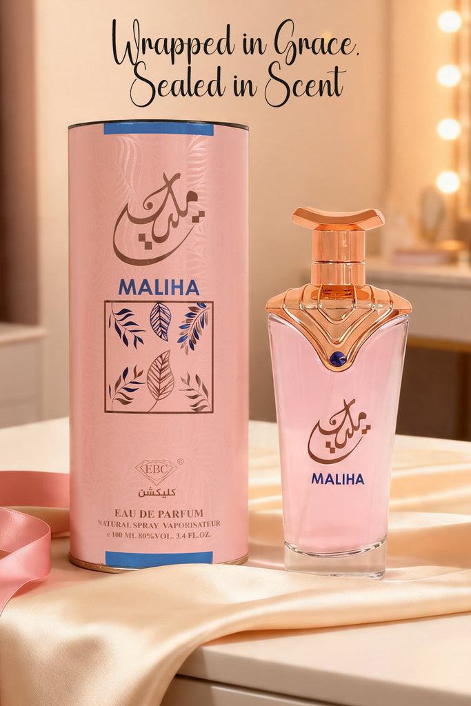 MALIHA PINK SPRAY PERFUME EAU DE PARFUM FOR WOMEN - 100ML/3.4FL.OZ.