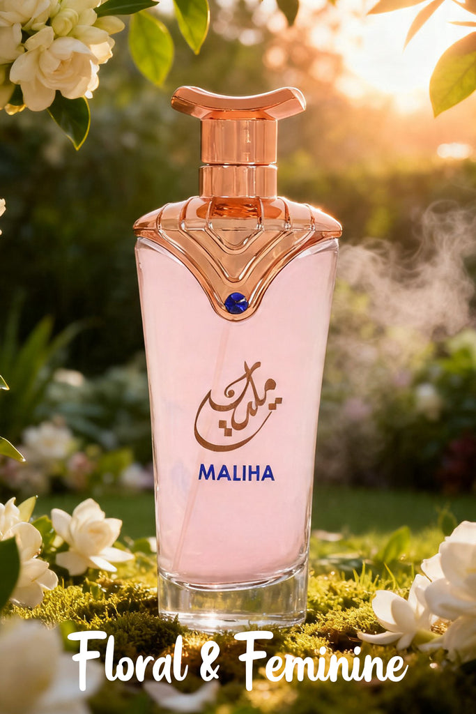 MALIHA PINK SPRAY PERFUME EAU DE PARFUM FOR WOMEN - 100ML/3.4FL.OZ.
