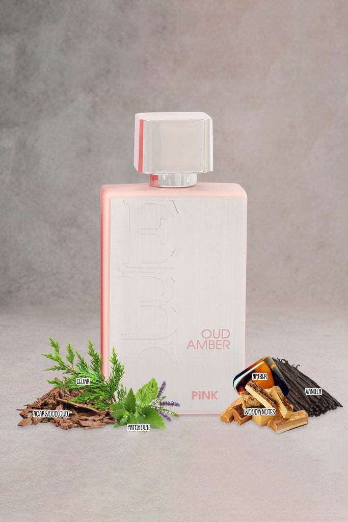 OUD AMBER PINK SPRAY PERFUME EAU DE PARFUM FOR WOMEN - 100ML/3.4FL.OZ. - Riah Fashion