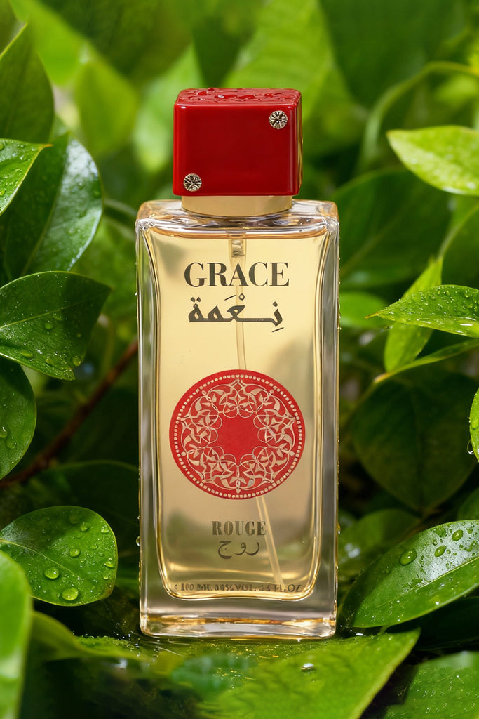 GRACE ROUGE RED SPRAY PERFUME EAU DE PARFUM FOR WOMEN - 100ML/3.4FL.OZ.