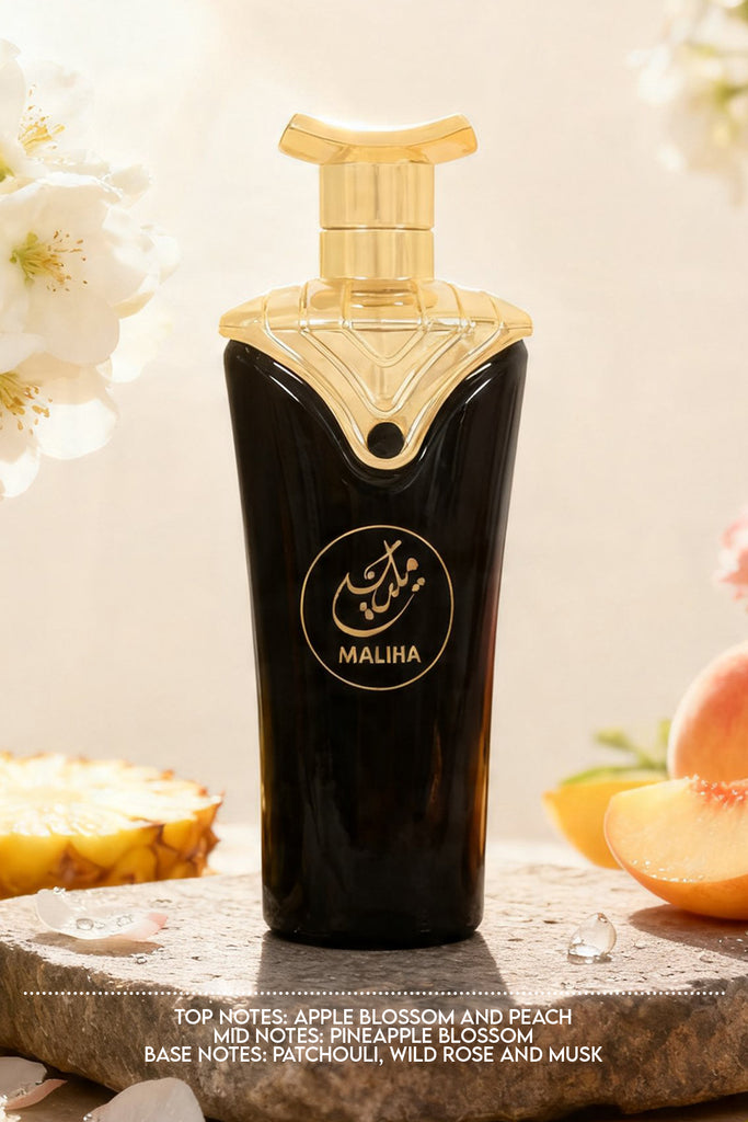 MALIHA BLACK SPRAY PERFUME EAU DE PARFUM FOR WOMEN - 100ML/3.4FL.OZ