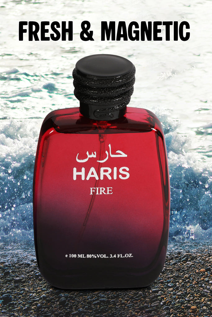 HARIS FIRE SPRAY PERFUME EAU DE PARFUM FOR MEN AND WOMEN - 100ML/3.4FL.OZ.