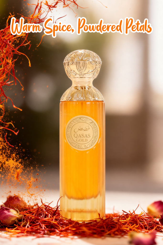 QASAS GOLD SPRAY PERFUME EAU DE PARFUM FOR MEN AND WOMEN - 100ML/3.4FL.OZ.