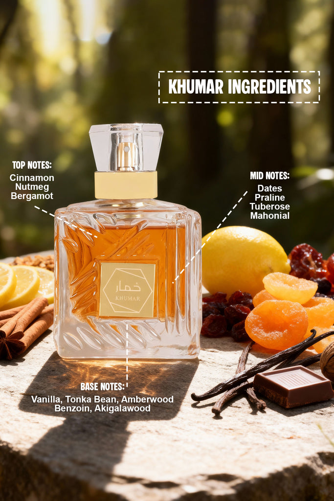 KHUMAR SPRAY PERFUME EAU DE PARFUM FOR MEN AND WOMEN - 100ML/3.4FL.OZ.