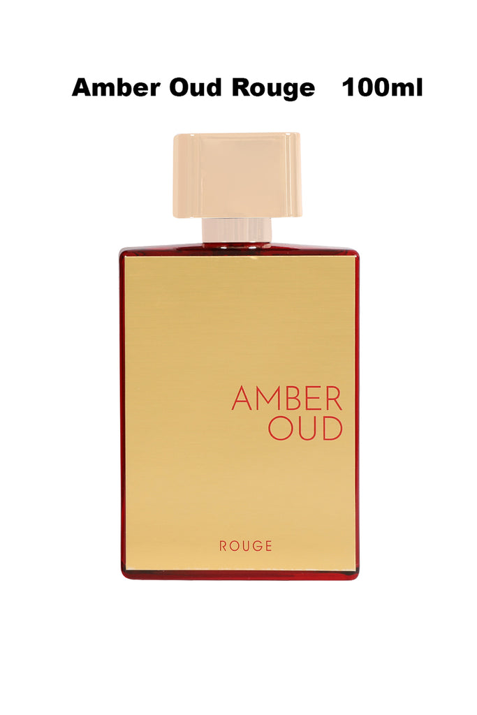 AMBER OUD ROUGE RED SPRAY PERFUME EAU DE PARFUM FOR WOMEN - 100ML/3.4FL.OZ.