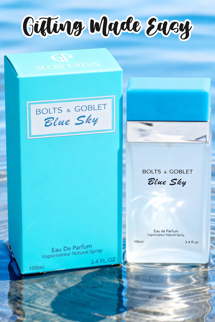 BOLTS & GOBLET BLUE SKY SPRAY PERFUME EAU DE PARFUM FOR WOMEN - 100ML/3.4FL.OZ. - Riah Fashion