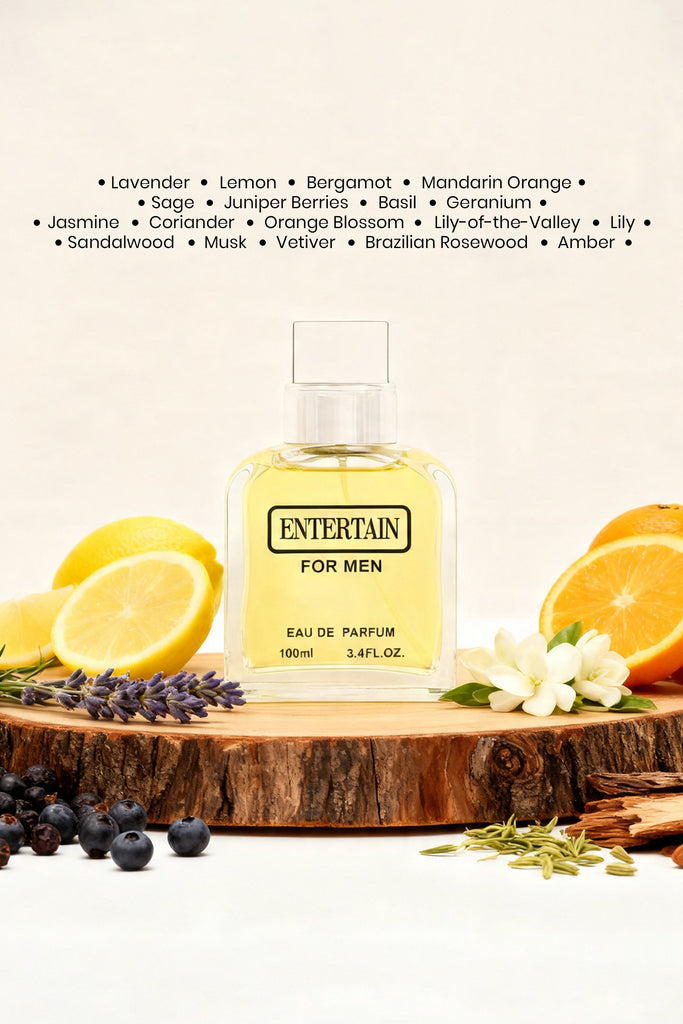 ENTERTAIN SPRAY PERFUME EAU DE PARFUM FOR MEN - 100ML/3.4FL.OZ.