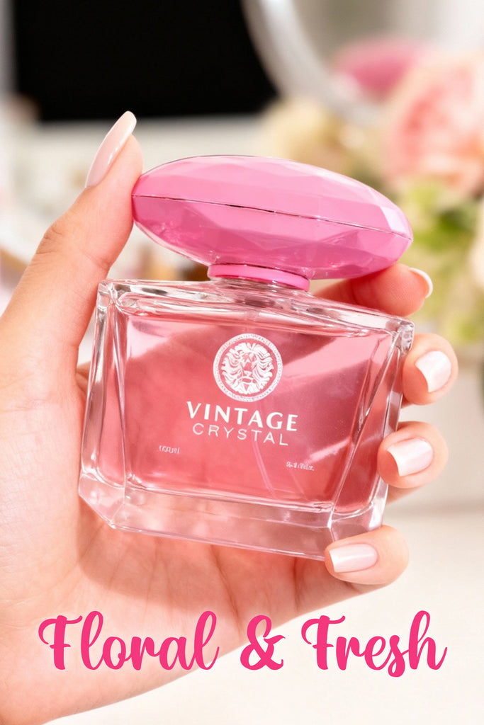 NEW CRYSTAL SPRAY PERFUME EAU DE PARFUM FOR WOMEN - 100ML/3.4 FL.OZ. - Riah Fashion