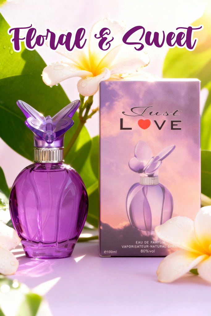 JUST LOVE SPRAY PERFUME EAU DE PARFUM FOR WOMEN - 100ML/3.3FL.OZ. - Riah Fashion