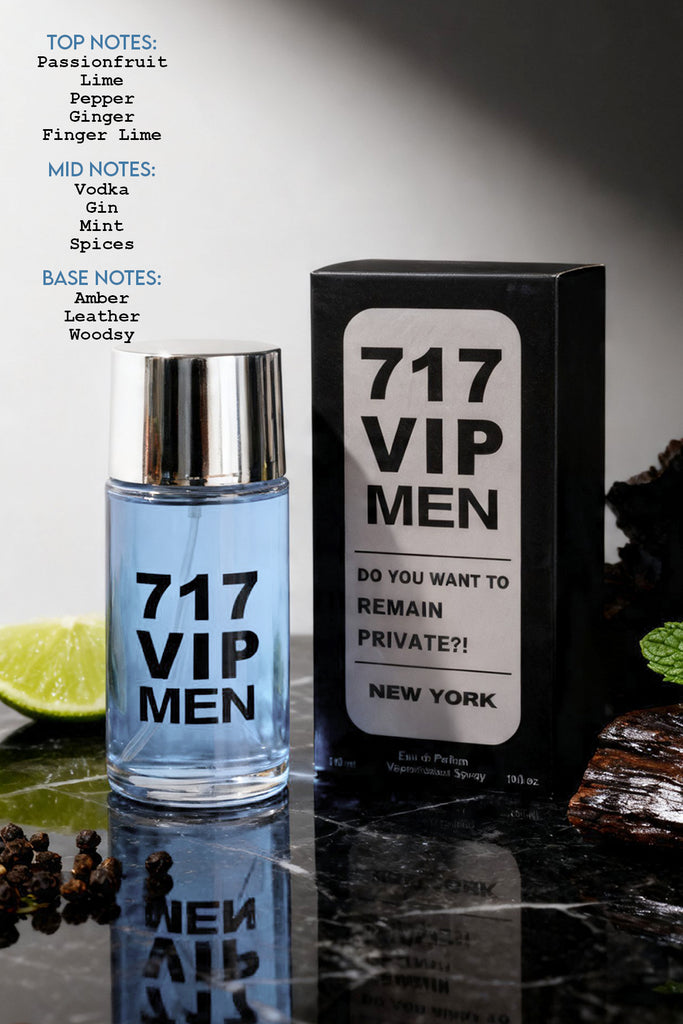 717 VIP MEN PRIVATE NEW YORK SPRAY PERFUME EAU DE PARFUM FOR MEN - 100ML/3.4FL.OZ.