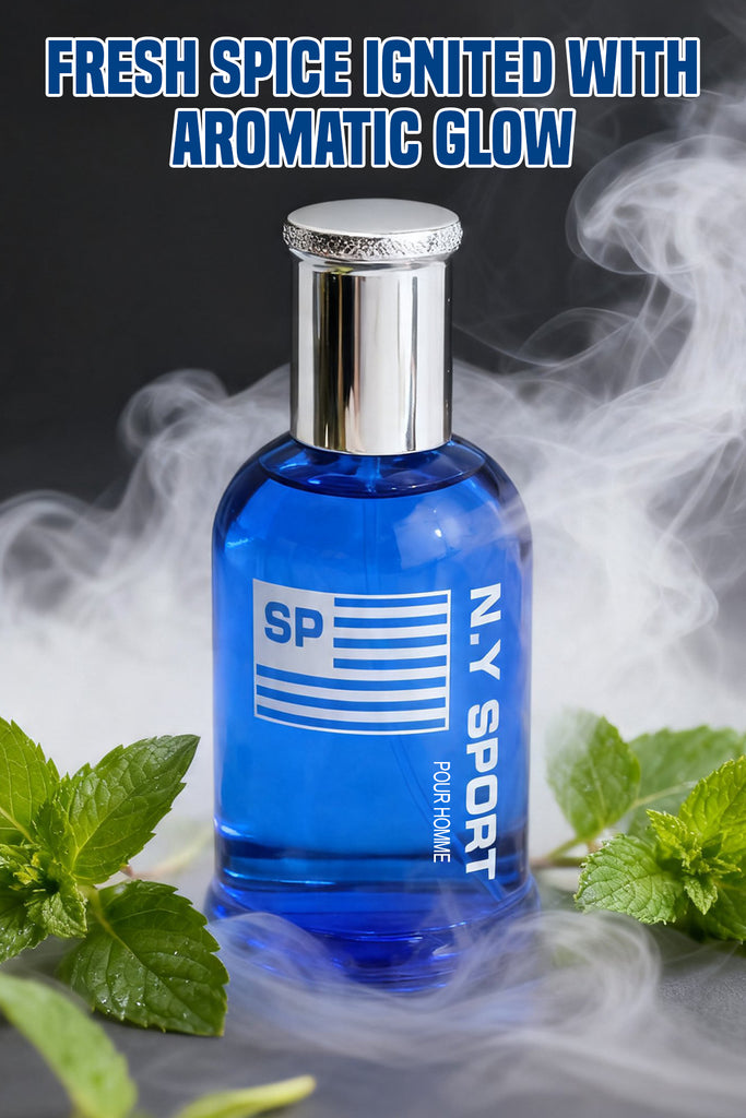 N.Y SPORT POUR HOMME SPRAY PERFUME EAU DE PARFUM FOR MEN - 100ML/3.4FL.OZ.