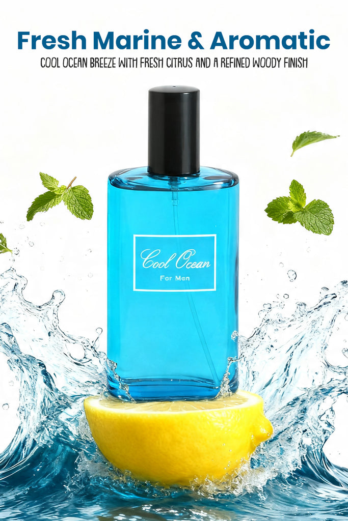COOL OCEAN SPRAY PERFUME EAU DE PARFUM FOR MEN - 100ML/3.4FL.OZ.