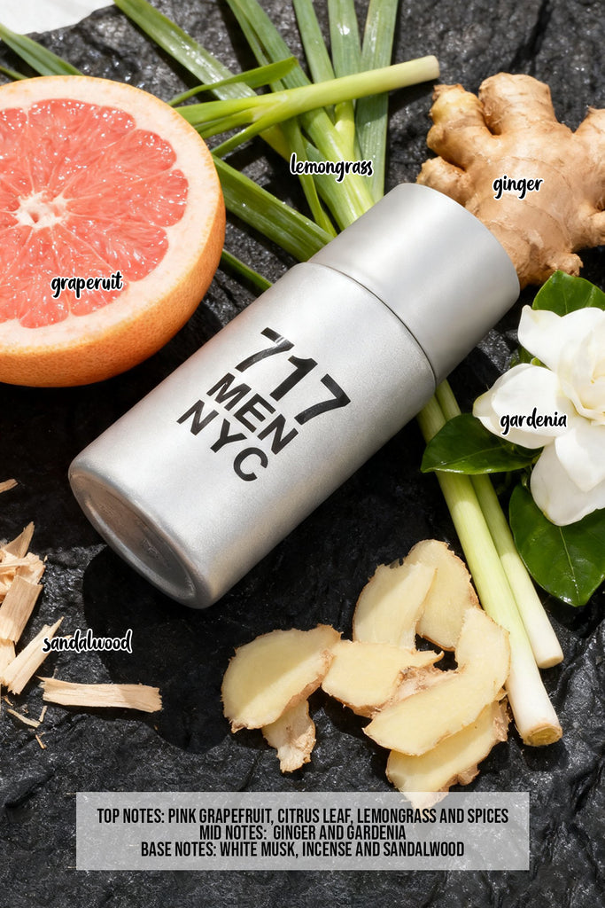 717 MEN NYC SPRAY PERFUME EAU DE PARFUM FOR MEN - 100ML/3.4FL.OZ.