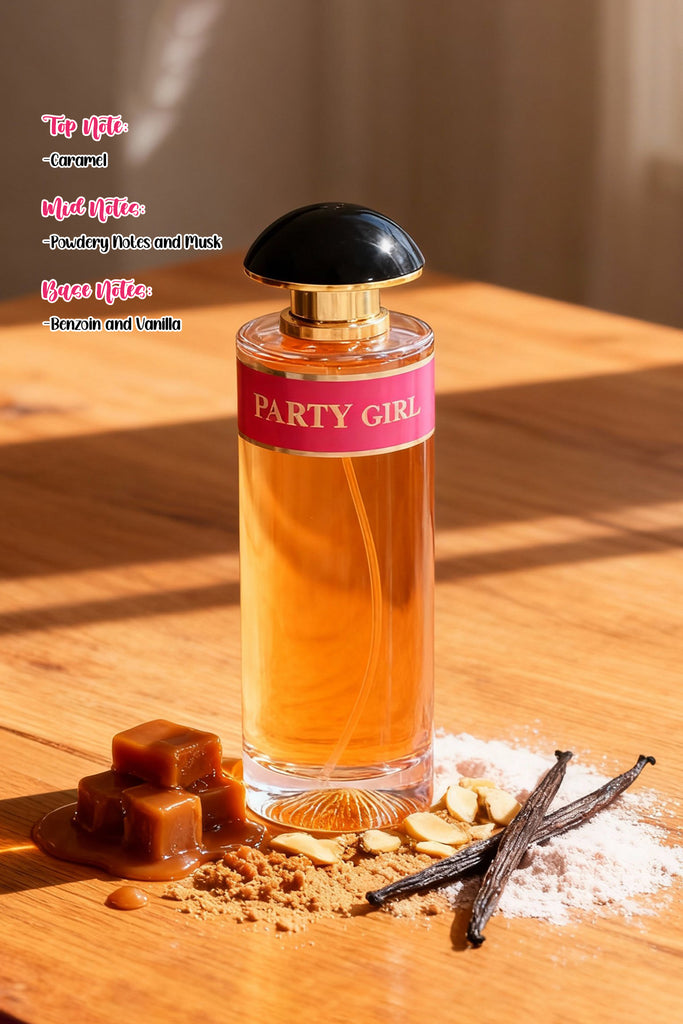PARTY GIRL SPRAY PERFUME EAU DE PARFUM FOR WOMEN - 100ML/3.4FL.OZ. - Riah Fashion