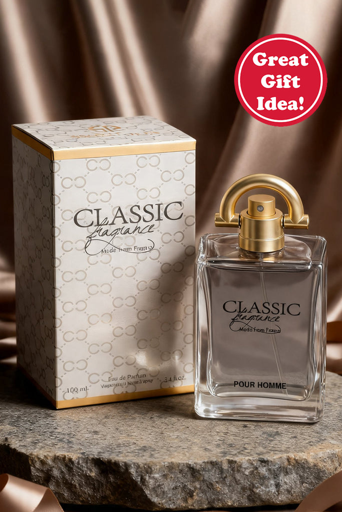CLASSIC FRAGRANCE SPRAY PERFUME EAU DE PARFUM FOR MEN - 100ML/3.4FL.OZ.