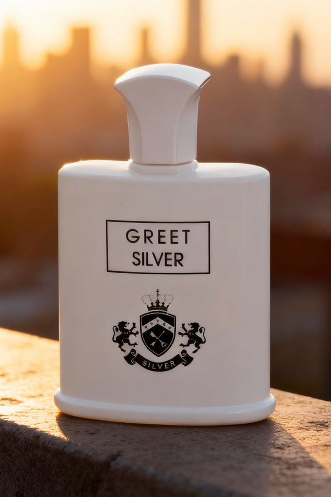 GREET SILVER SPRAY PERFUME EAU DE PARFUM FOR MEN - 100ML/3.4FL.OZ