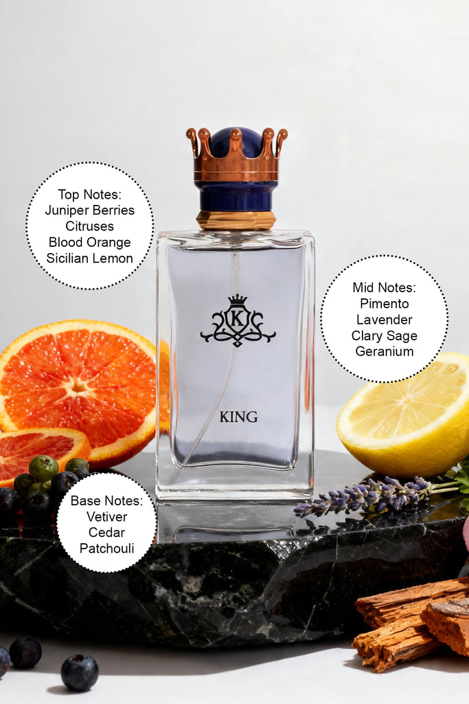 KING SPRAY PERFUME EAU DE PARFUM FOR MEN - 100ML/3.4FL.OZ.